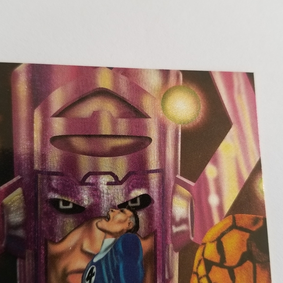 Vintage Marvel Metal trading card 1995 Fantastic Four Alternate M card #129 - Picture 8 of 13